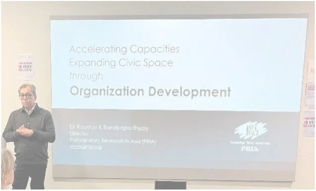 Presentation on expanding civic space through development